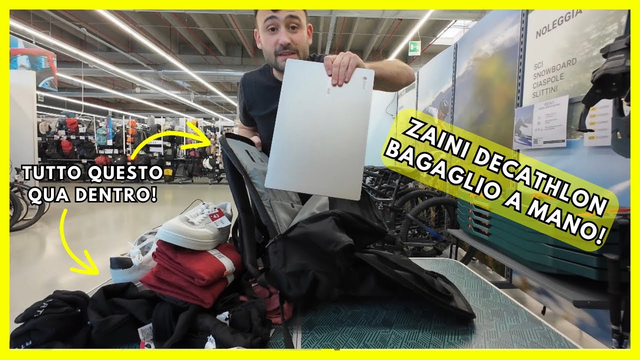 Zaini Decathlon formato bagaglio a mano! Quechua NH500 Escape
