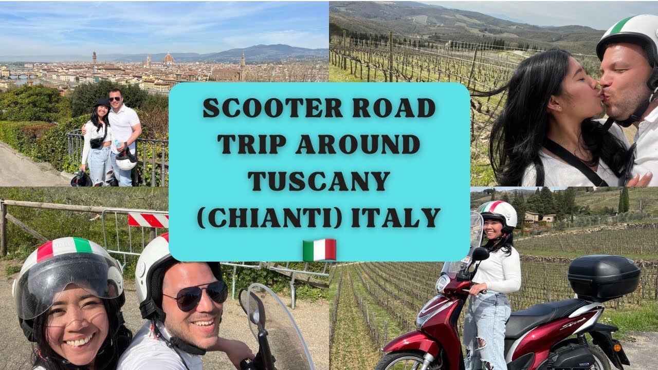 SCOOTER ROADTRIP AROUND TUSCANY (CHIANTY) ITALY - The Best Way to See This Beautiful Country