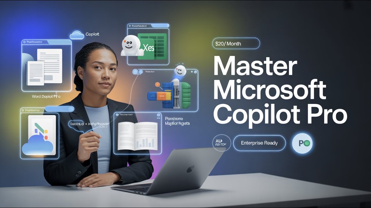 Master Microsoft Copilot Pro — Word, Excel, PowerPoint, Agents & Deep Research
