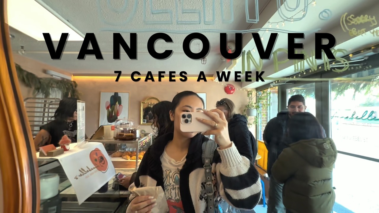 7 Days of Coffee Vlog | Living in Vancouver | ☕️ with local's hidden GEMS