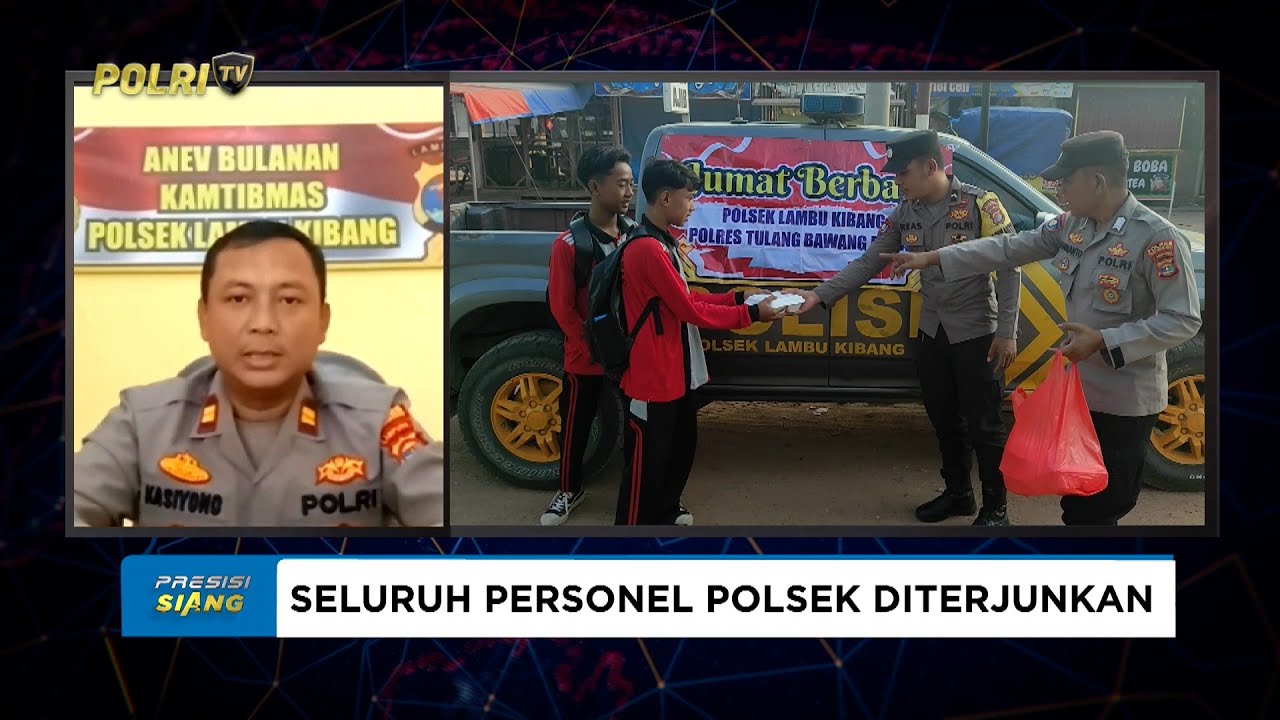 LIVE - IPTU KASIYONO KAPOLSEK LAMBU KIBANG KEGIATAN JUMAT BERBAGI
