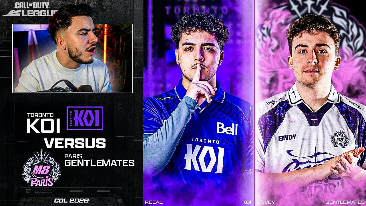 LE MATCH LE PLUS INTENSE DE LA SAISON (PARIS GENTLE MATES vs KOI) #cdl #callofduty