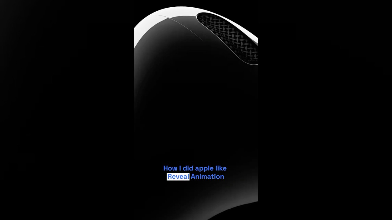 Apple-Style Reveal Animation in Cinema 4D  #3d #3danimation #cinema4d #redshift3d #maxonc4d