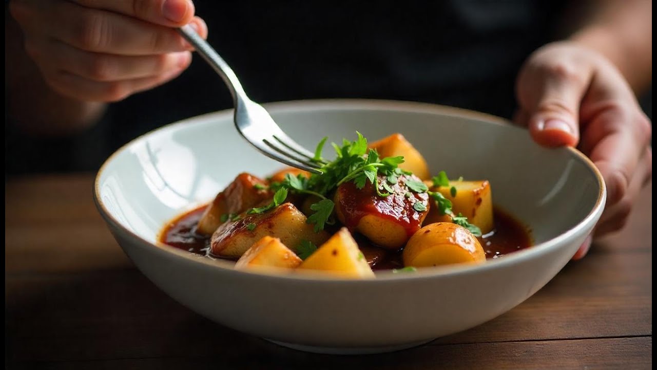 Zum Fingerlecken! Das leckerste Mittagessen mit Kartoffeln und Hähnchen