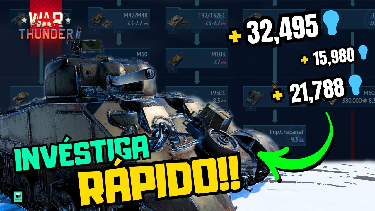TIPS para INVESTIGAR MÁS RÁPIDO TUS VEHÍCULOS! 😄👌 | WAR THUNDER
