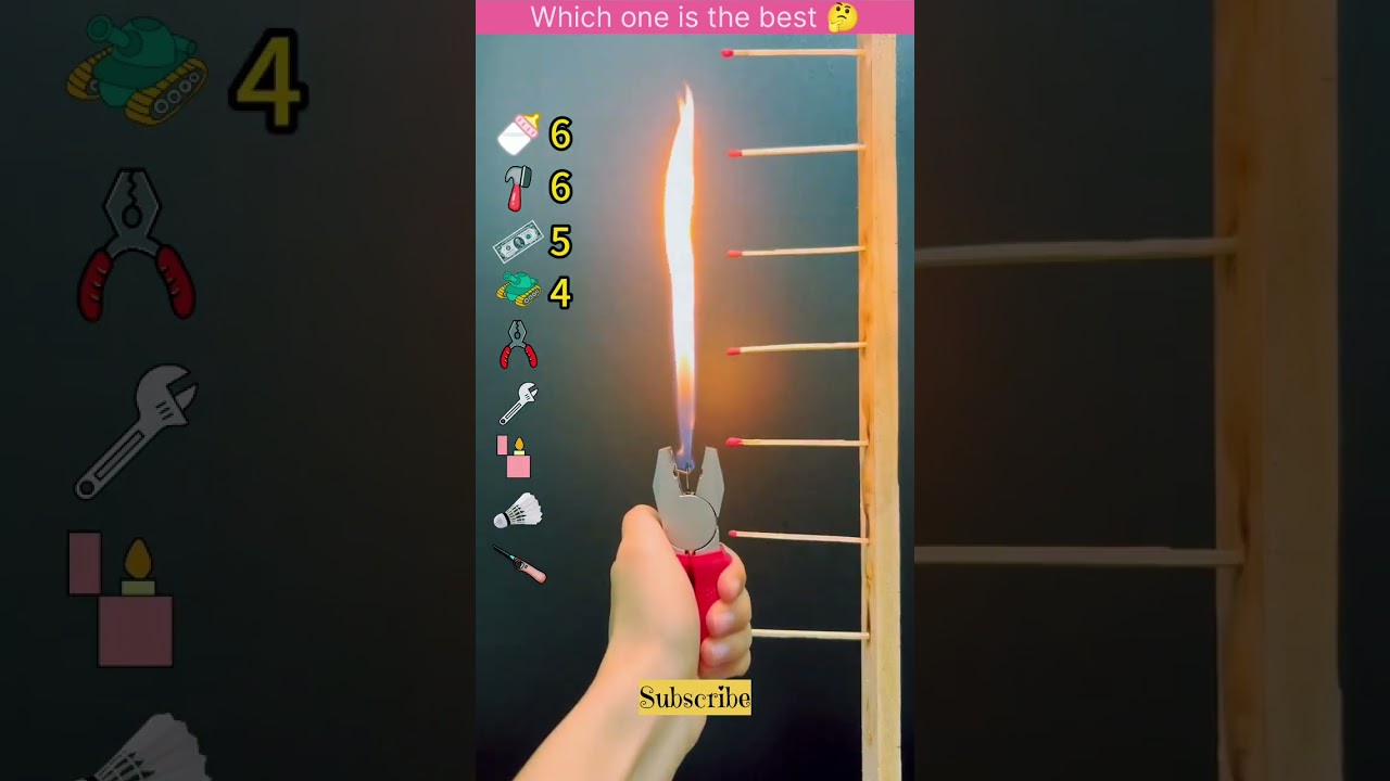 Which lighter is best 🤔.? 