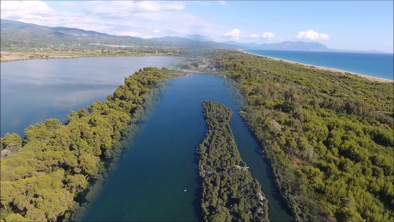 Η Λίμνη Καϊάφα ΑΝΩΘΕΝ - Aerial video by drones Dji