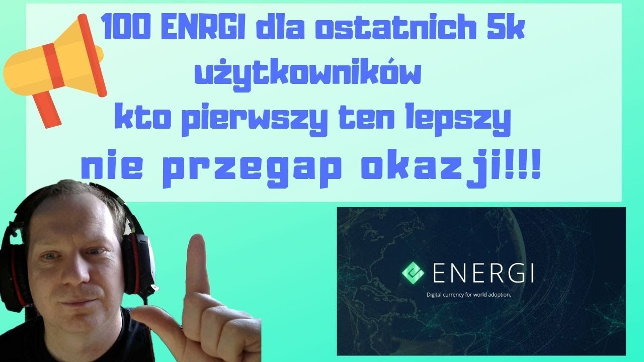 100 ENRGI dla ostatnich 5k użytkownik&oacute;w   kto pierwszy ten lepszy  nie przegap okazji!!!
