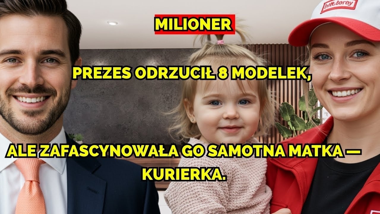 Milioner-CEO odrzucił 8 modelek, ale oczarowała go samotna matka–kurierka