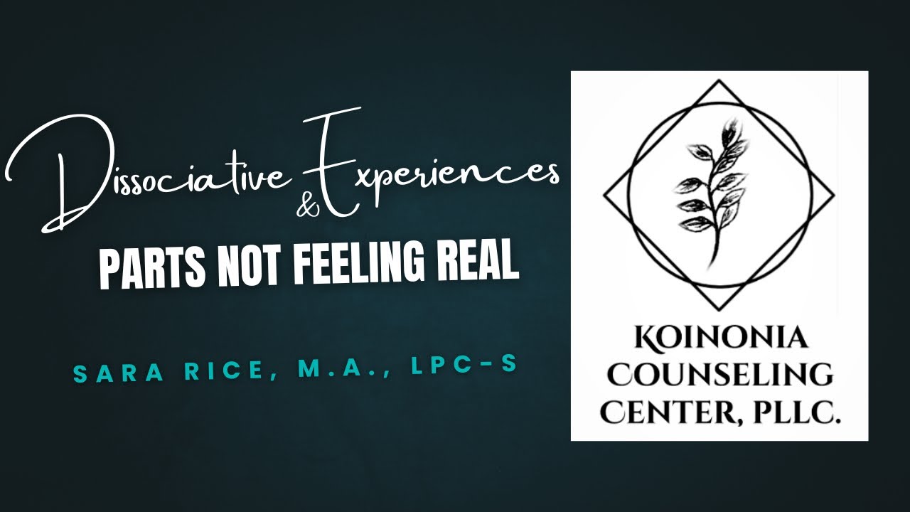 Dissociative Identities and Parts Not Feeling Human