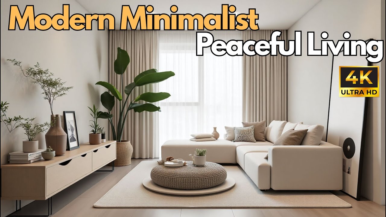 Peaceful Living Modern Minimalist Interiors for Small Homes