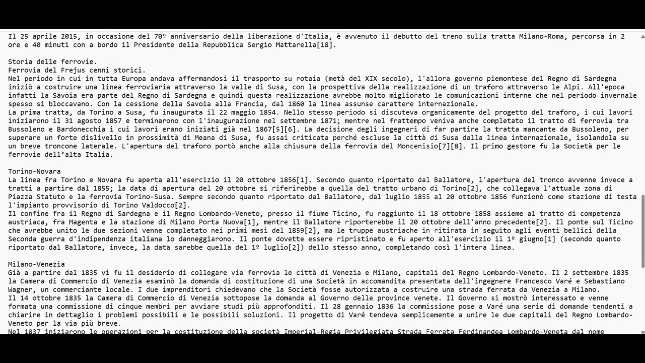 ORMI Napoli Livorno Savona Modane Milano Venezia part 1