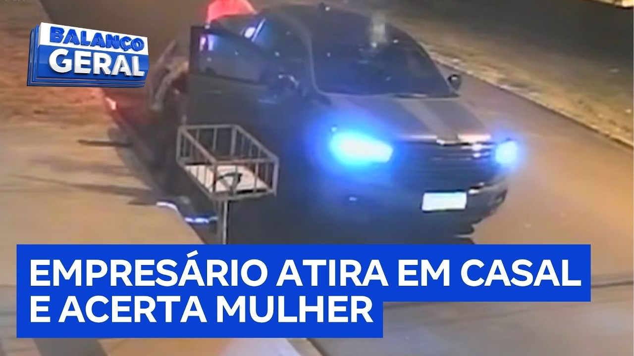 Mulher &eacute; baleada ap&oacute;s gritar na porta de empres&aacute;rio; atirador foi preso