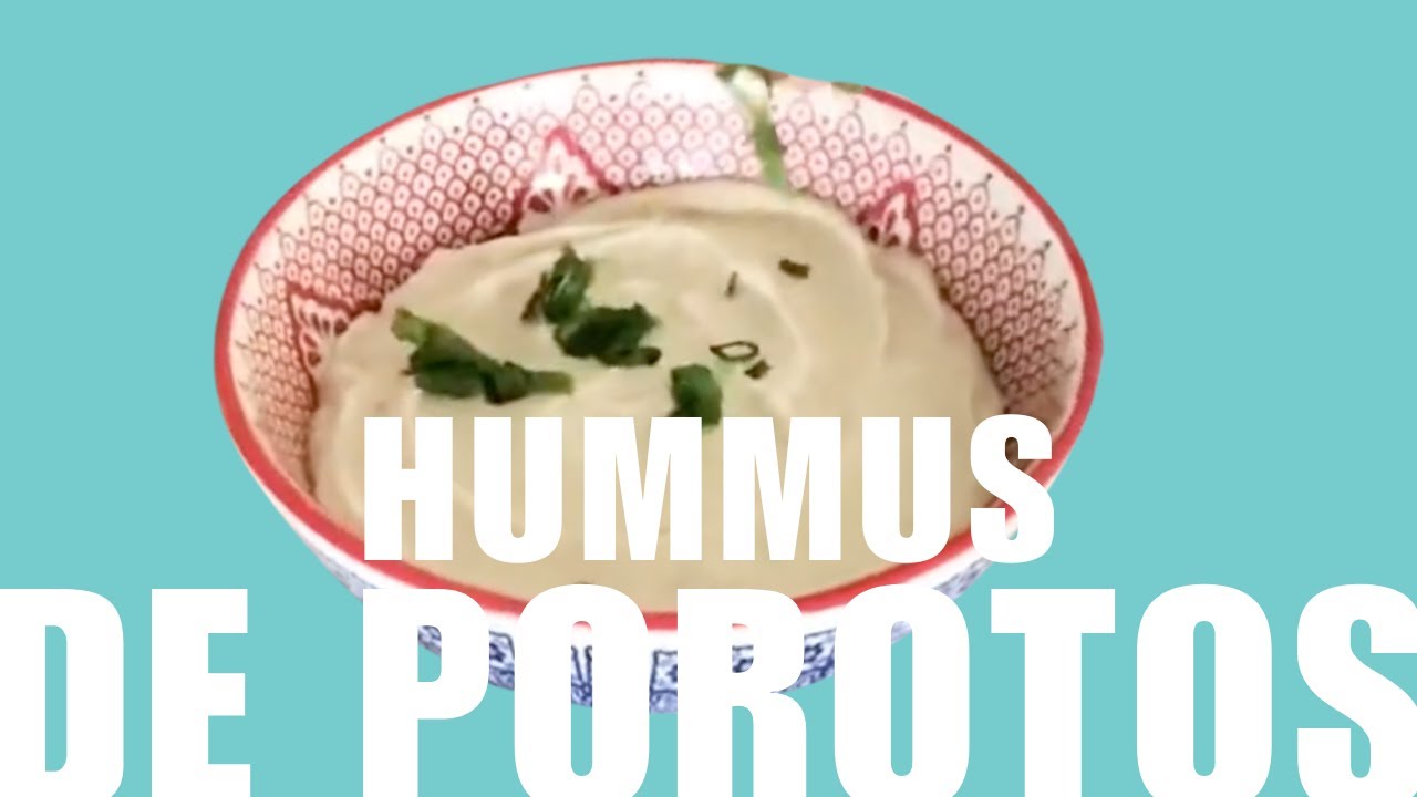 💡Cómo hacer hummus con porotos.