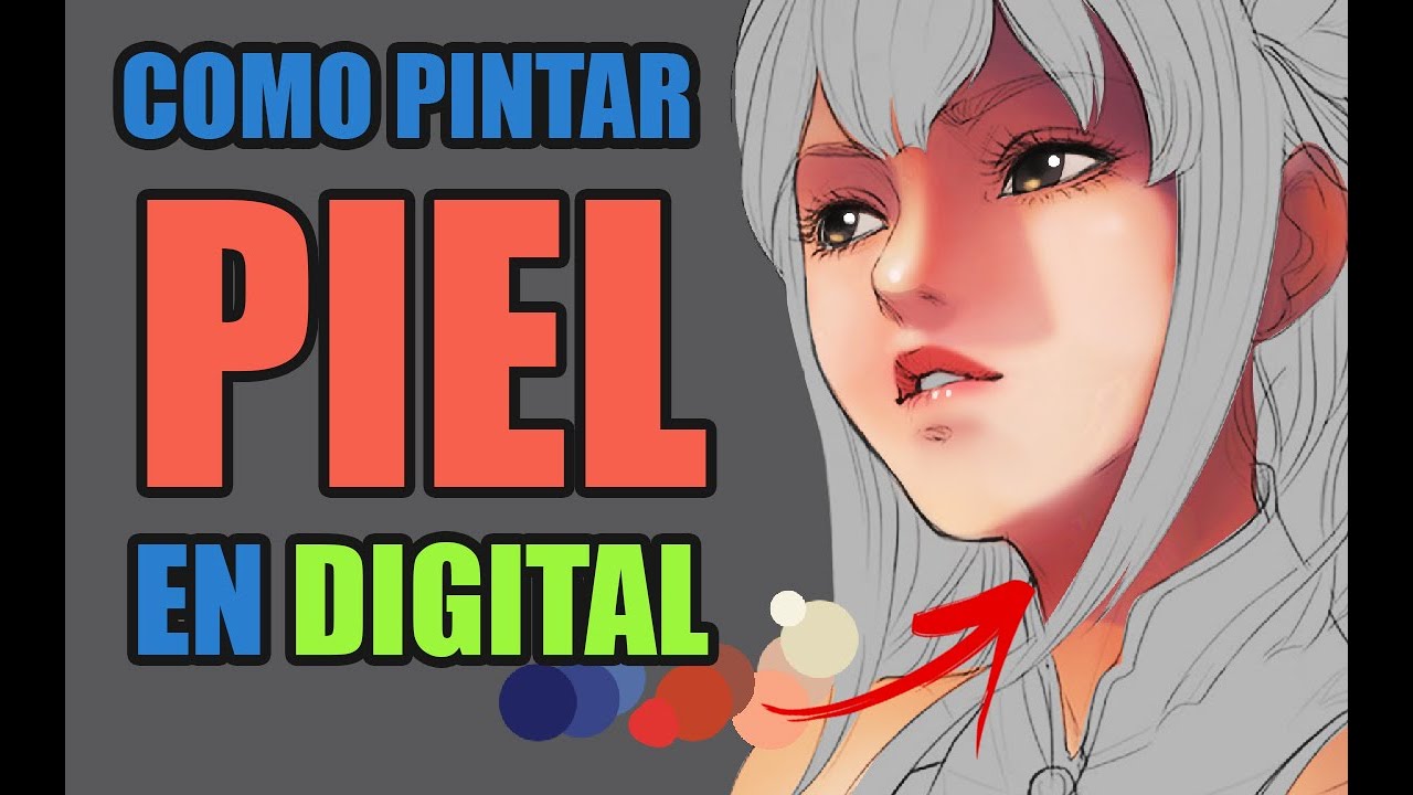 Como pintar piel realista en digital para mis personajes. Tutorial paso a paso