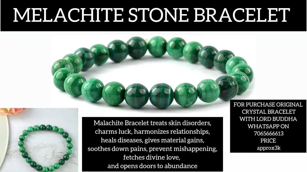Malachite crystal bracelet benifits in Hindi #malachite #hindi #shortsvideo #short #bracelet