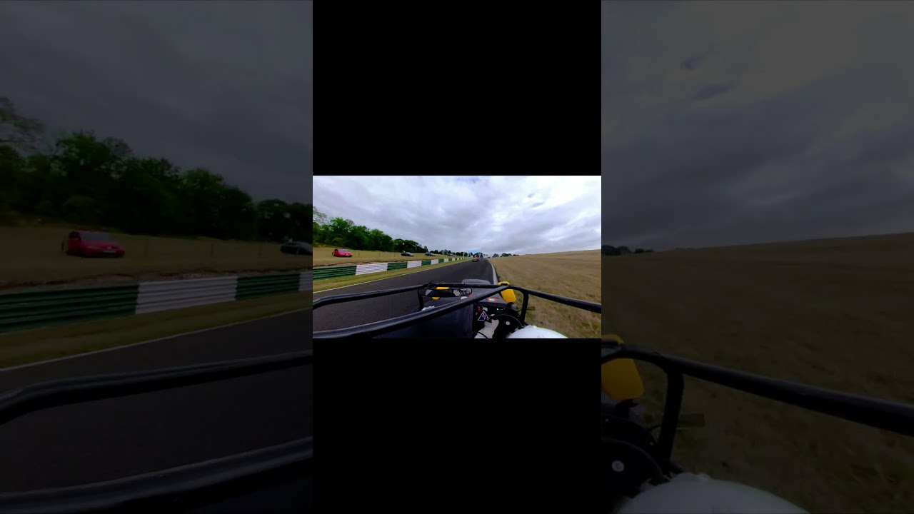 Cadwell Park Crash: T1 Exit Snap & Impact | Real-Time 