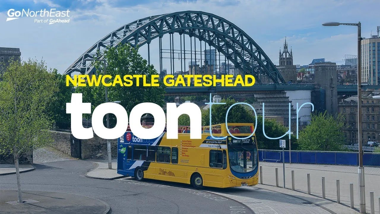 Toon Tour | See the sights of Newcastle | Award-winning open-top bus!