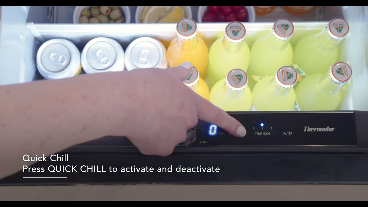 How to Control the Temperature Settings in Your Under Counter Refrigerator and Freezer Drawers