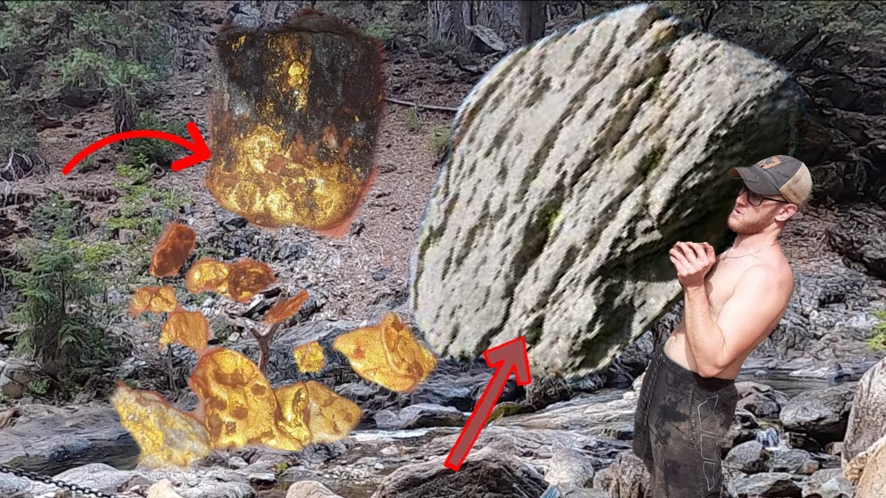 Move BIG rocks to find BIG GOLD!