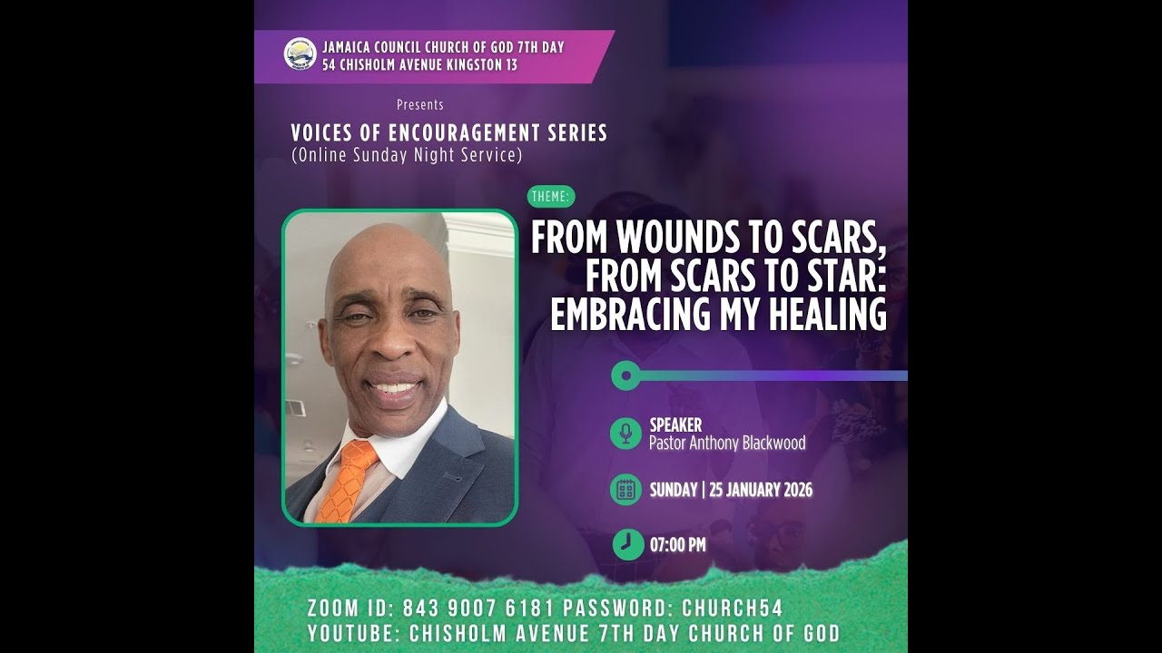 Sunday Night Service| Theme: From Wound  to Scars,From Scars to Stars: Embracing My Healing
