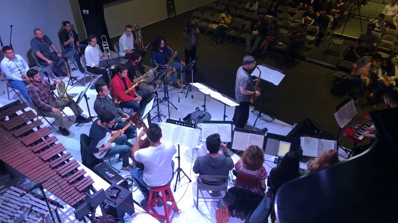 Orquesta Nacional de Jazz de México-  Juan García Esquivel -  Ensayo abierto a medios