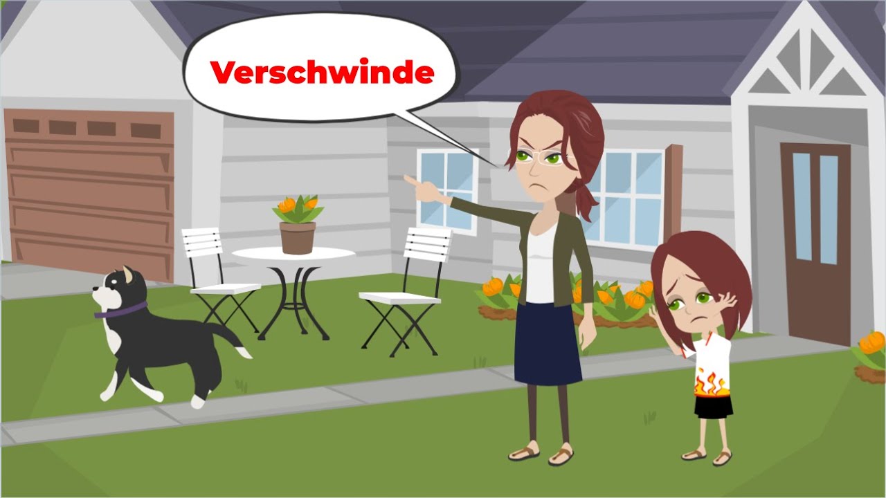 Mio läuft von zu Hause weg weil Amy so furchtbar ist | Deutsch lernen | Hallo Amy