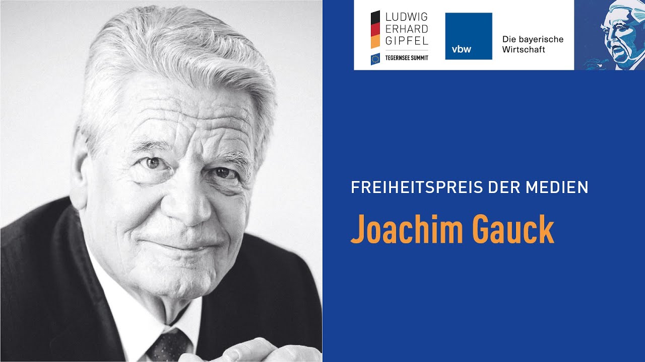Talk – Demokratie auf dem Prüfstandmit - Joachim Gauck & Claudia von Brauchitsch