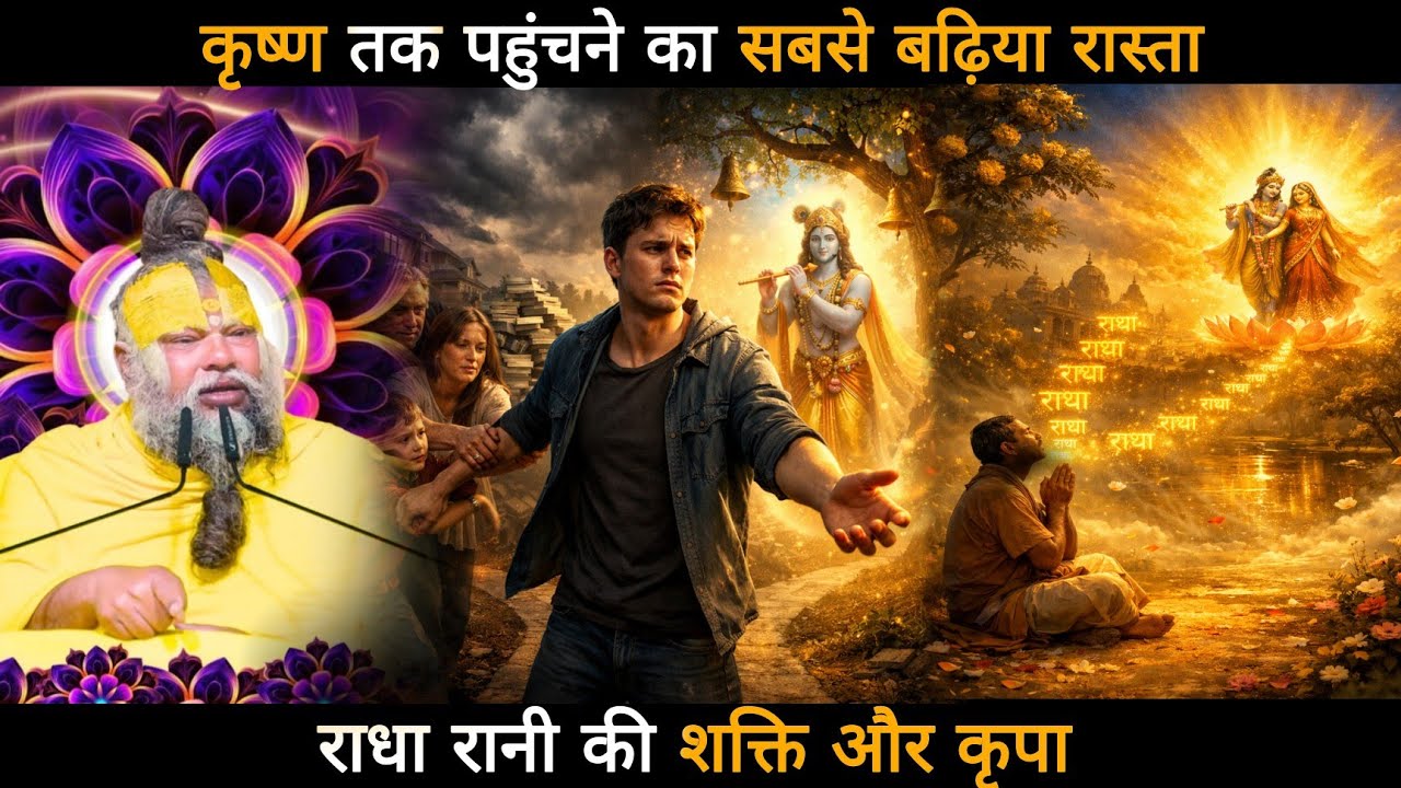 कृष्ण तक पहुंचने का सबसे बढ़िया रास्ता। राधा रानी की शक्ति और कृपा व्याख्या |
