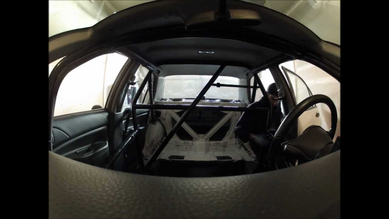 Evo IX Autopower rollcage removal timelapse video