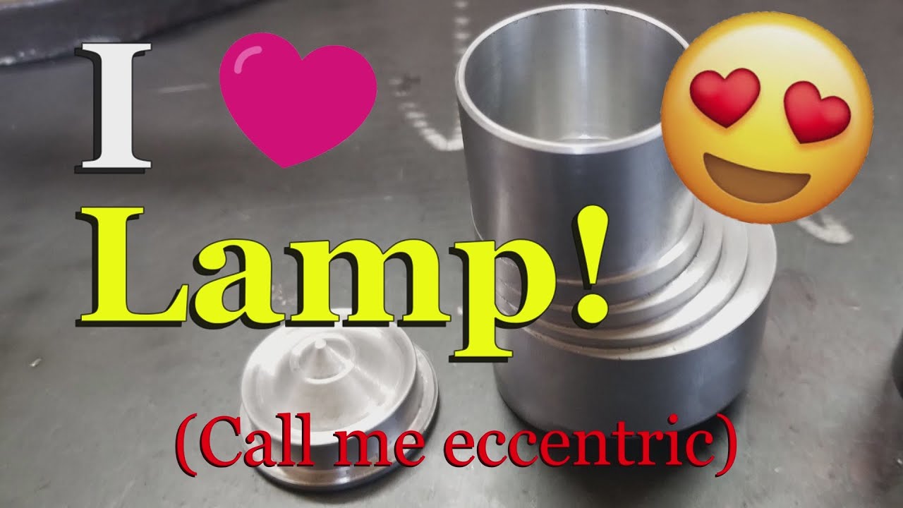 I Love Lamp! 😍 Eccentric Turning on a Manual Lathe!