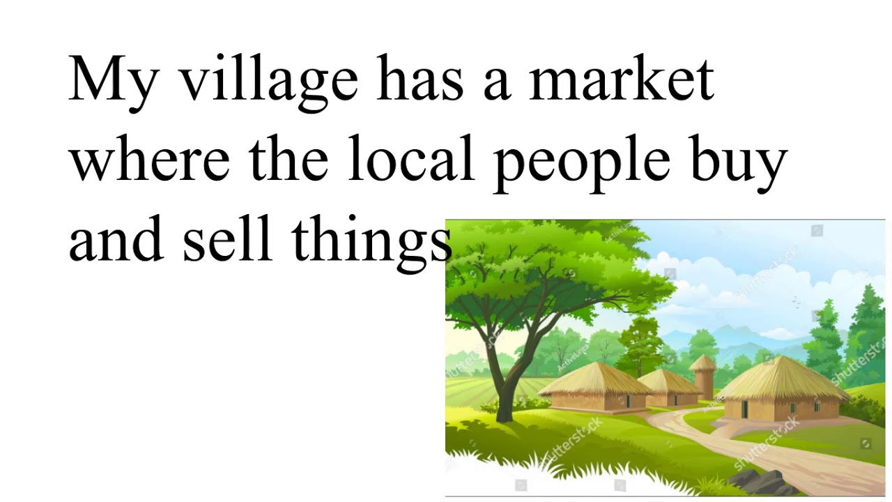 Essay On My Village for Class 1,2 and 3 | Dr Noor Essays