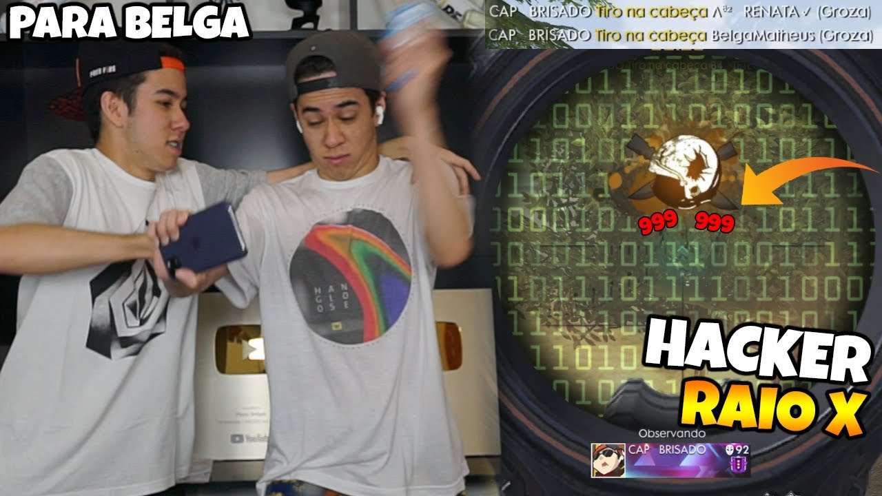 BELGA SE REVOLTA AO MORRER PRO NOVO HACK DE RAIO X NO FREE FIRE!
