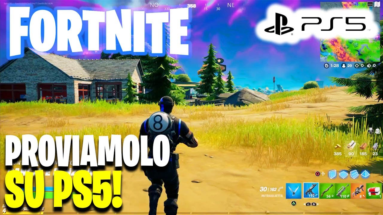 PROVIAMO FORTNITE SULLA PS5! - ITA - (Salvo Pimpo's)