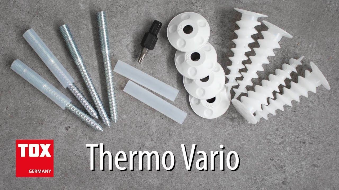 TOX Thermo Vario downpipe fixing