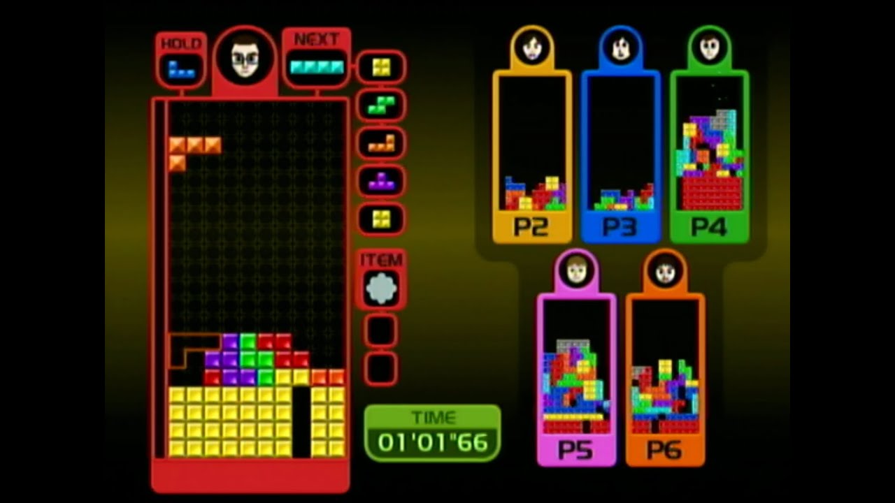 Tetris Party (Wii) 6 Player Online Multiplayer