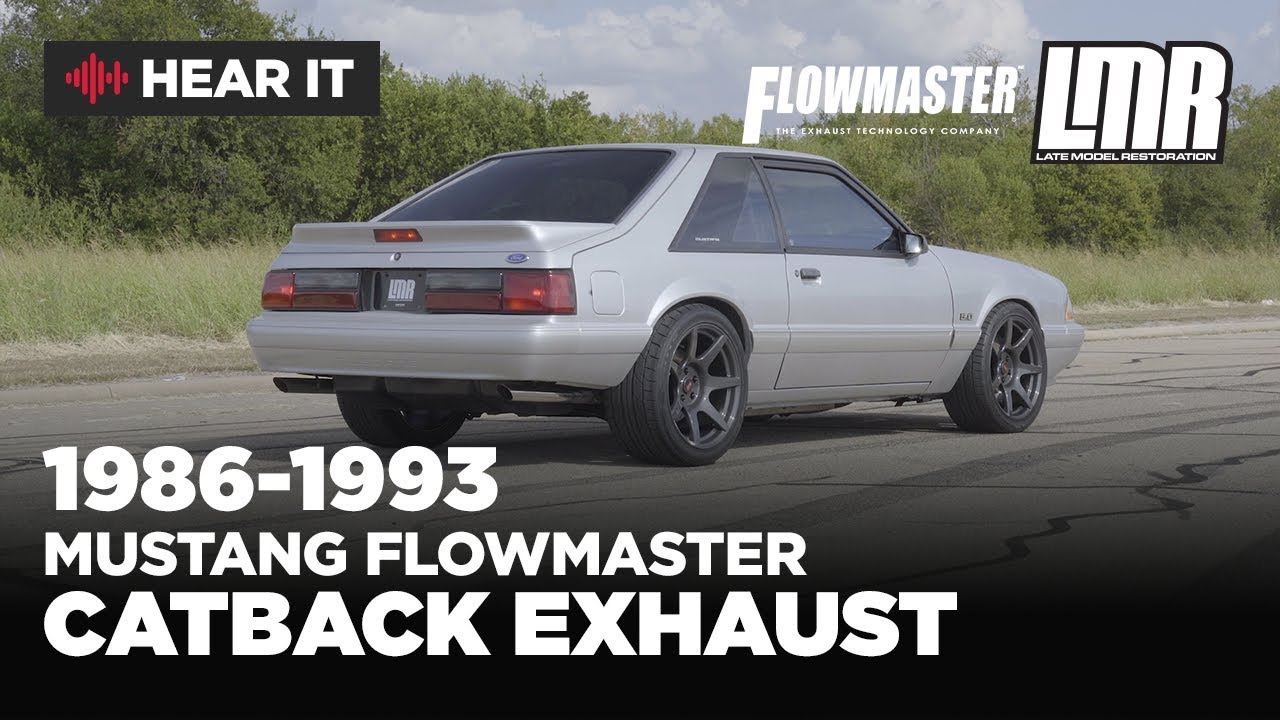Fox Body Mustang Exhaust | Flowmaster American Thunder Catback 1986-1993