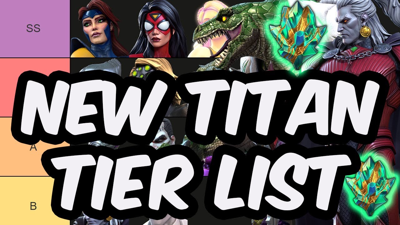 New Titan Crystal Tier List - All Champions Ranked December 2025 - Marvel Contest of Champions