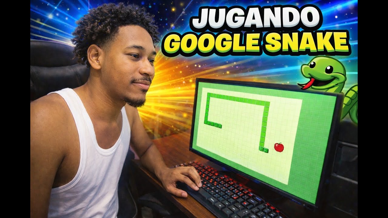 Jugando google snake