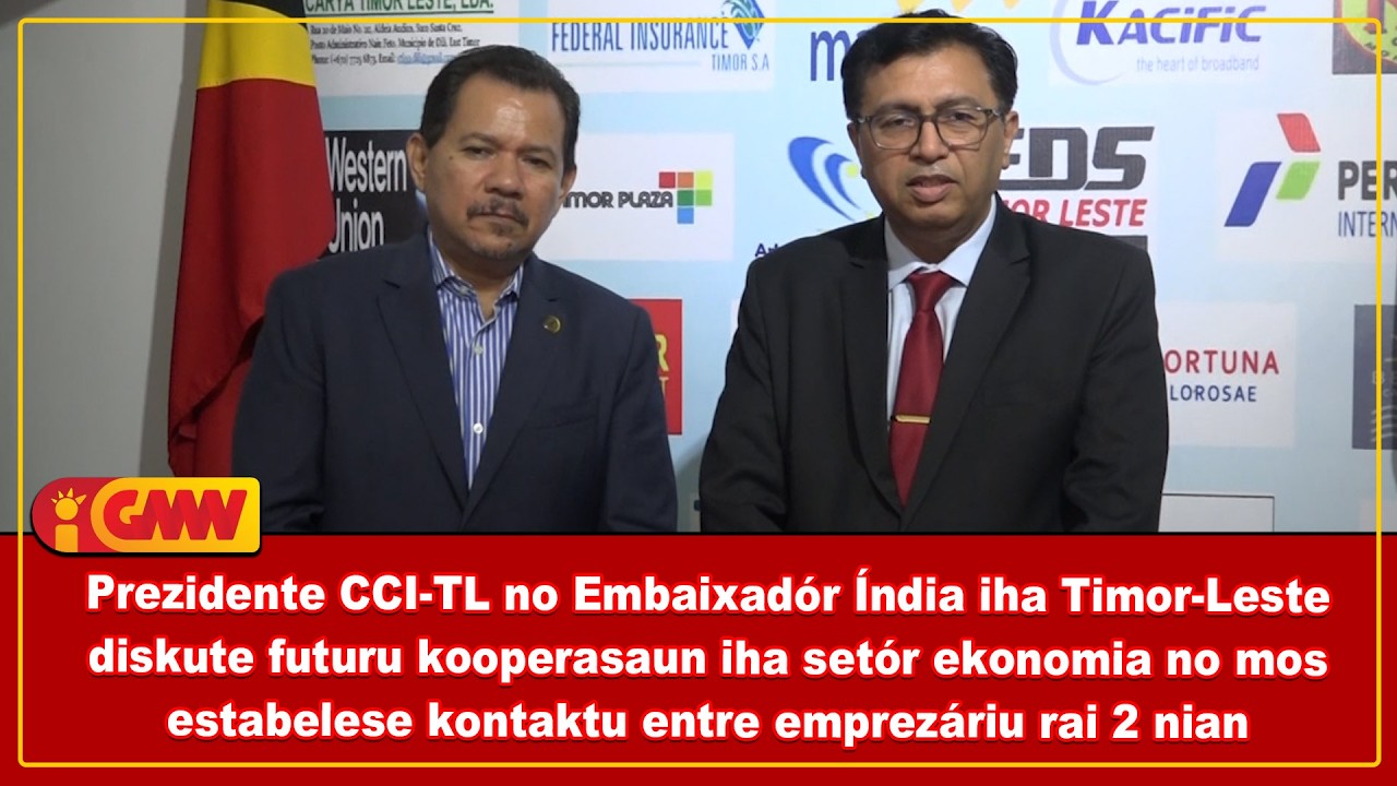 Prezidente CCI-TL no Embaixadór Índia iha Timor-Leste diskute futuru kooperasaun iha setór ekonomia