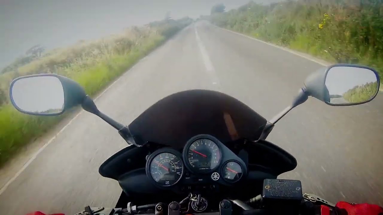PZ to St Just. FZS1000. no talking. raw audio.