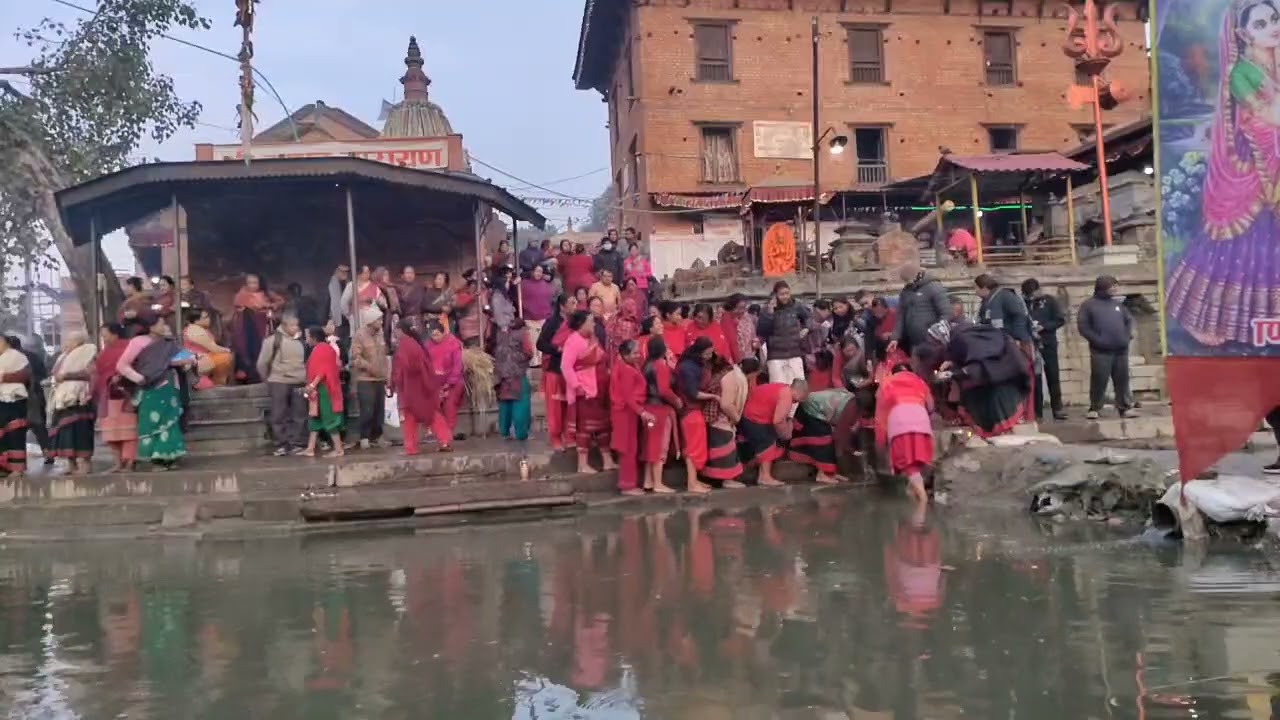 श्री माधवनारायण भगवान को व्रत २८दिन #madhavnarayan #brata #day28 #hanuman #ghat  #bhaktapur-7