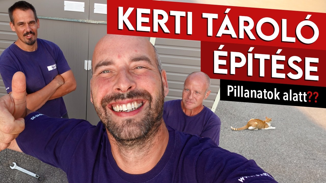 Kerti tároló építése - kis házikó nagy munkával | Csak akkor vágj bele, ha nagyon kitartó vagy!