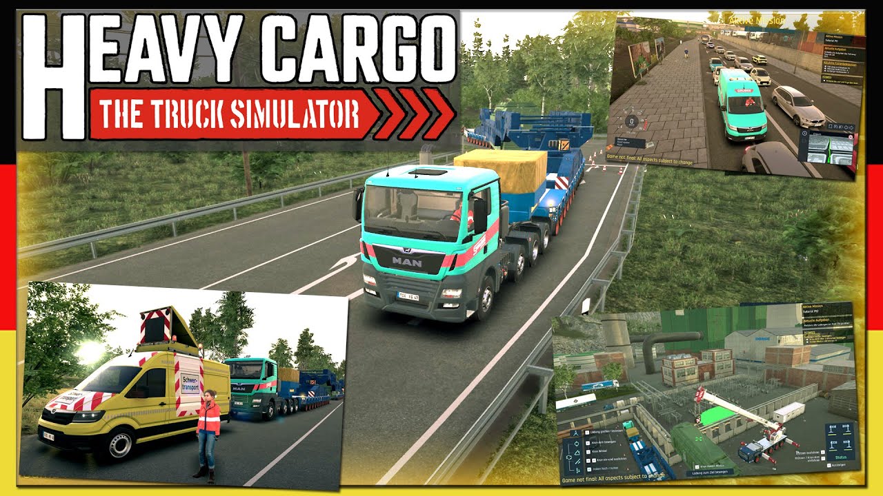 SCHWERTRANSPORT SIMULATOR | Wie in Echt? | Heavy Cargo The Truck Simulator [Demo] Gameplay [Deutsch]