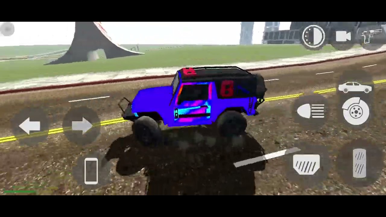 A cartoon video long drive racing 🐎🏎️