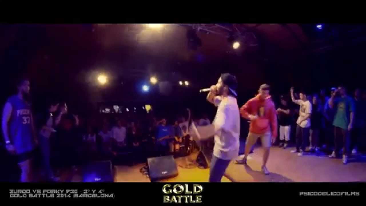 Zurdo vs Porky 930 - 3&ordm; y 4&ordm; (Gold Battle Barcelona 2014)