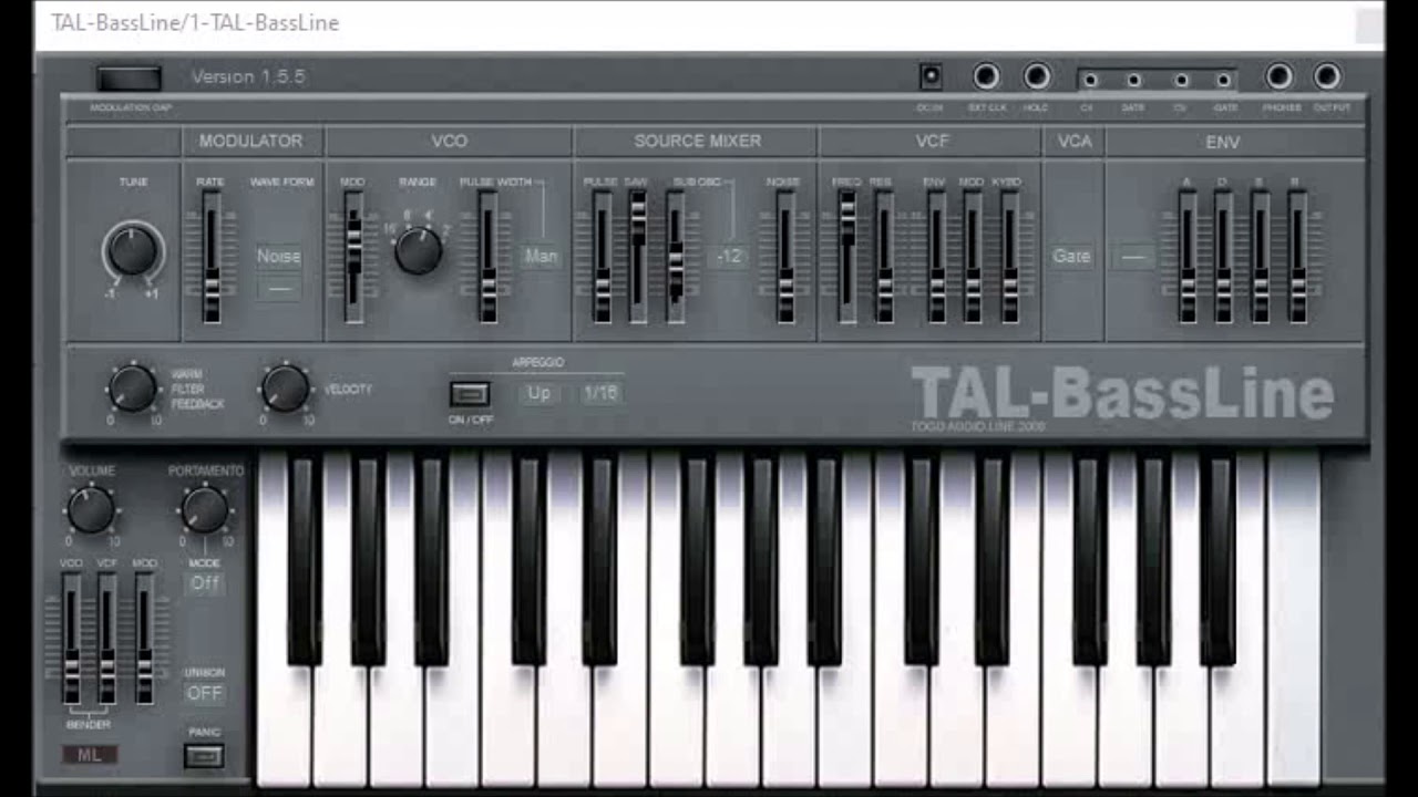 Bassline by TAL AUDIO free 64 bit vst plugins