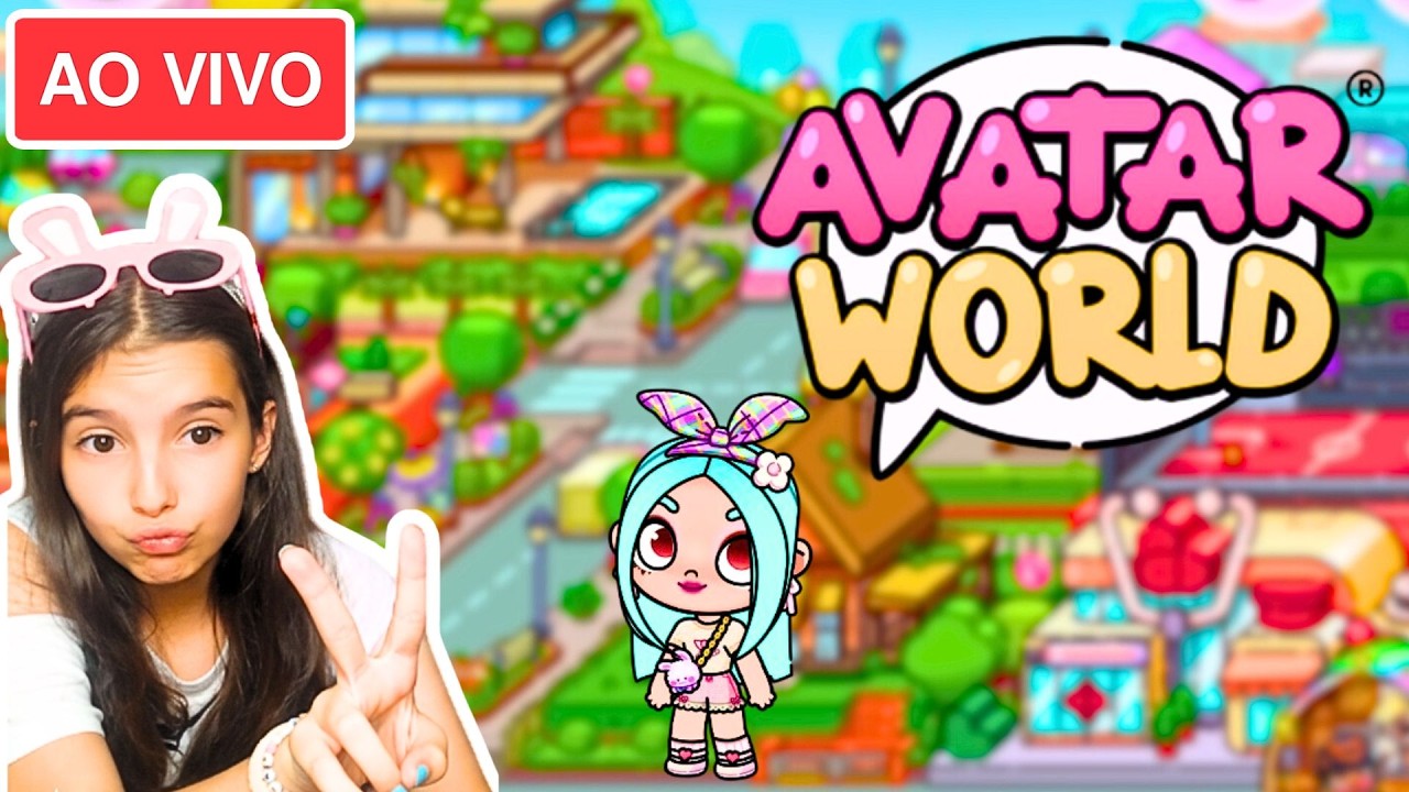 JOGANDO AVATAR WORLD | Bella Amei ao vivo !