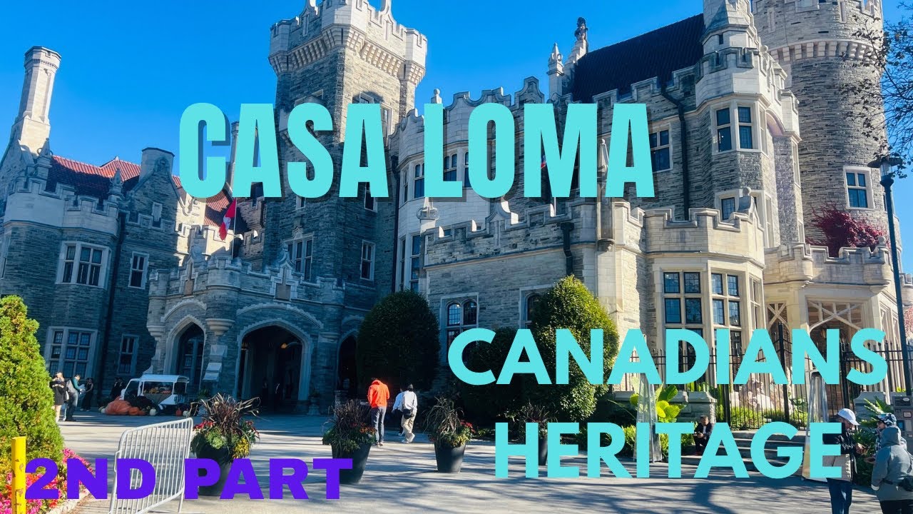 CASALOMA A Canadian royal building.A CANADIAN HERITAGE কানাডিয়ান ঐতিহ্য,একটা কানাডিয়ান রাজকীয় ভবন