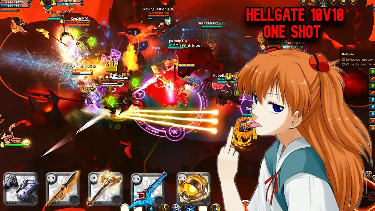 Albion Online | Hellgate 10v10 | One Shot Highlights